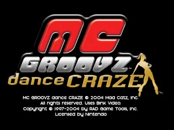MC Groovz Dance Craze screen shot title